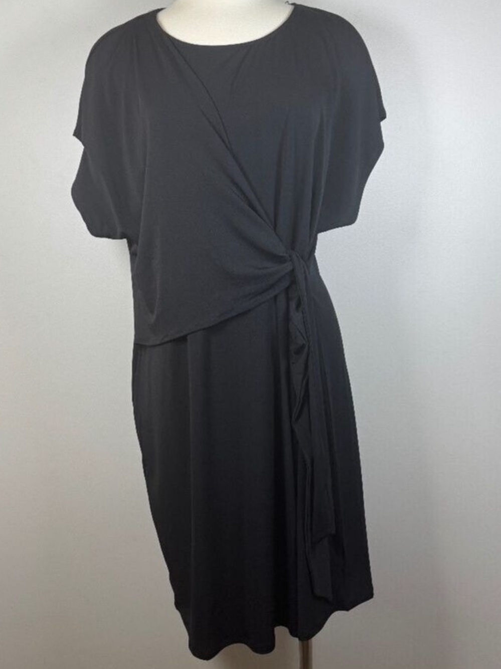 H by Halston Faux Wrap Mini Dress XXL
